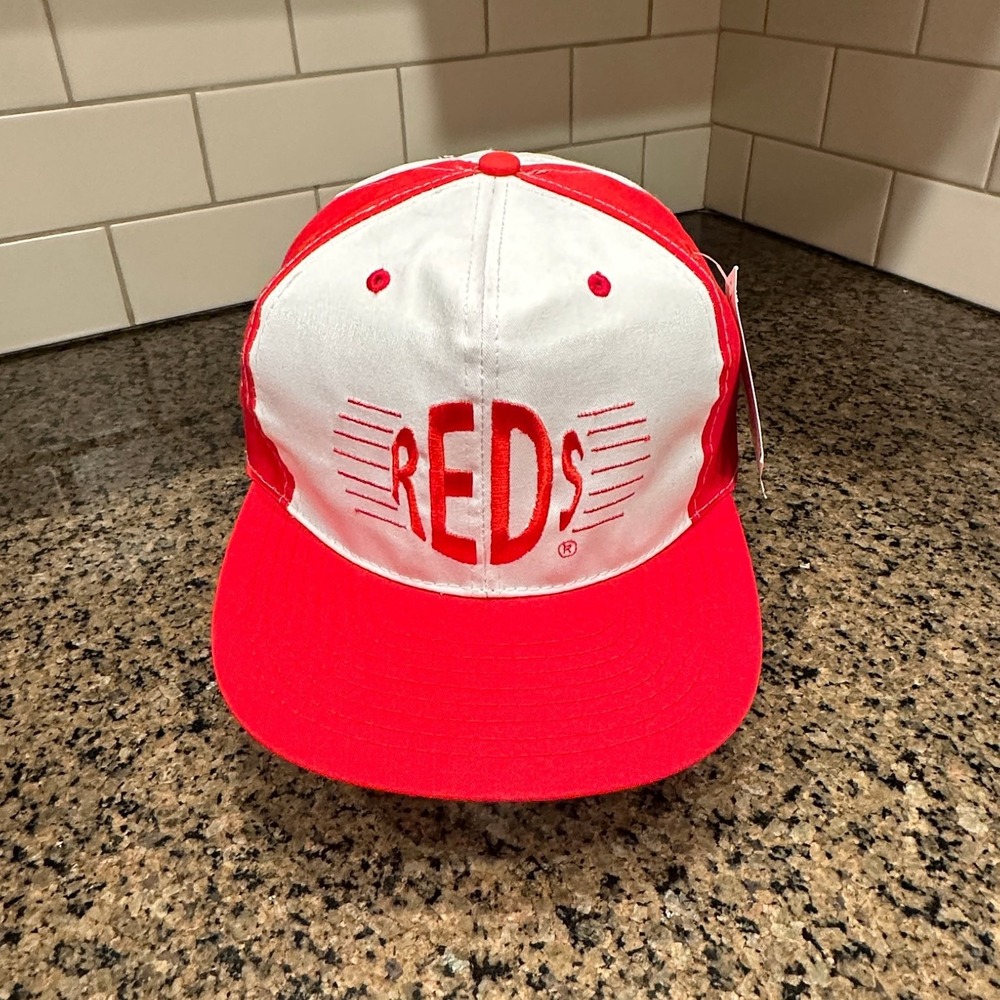 Vtg 90s Cincinnati Reds Annco Snapback MLB Deadstock New
